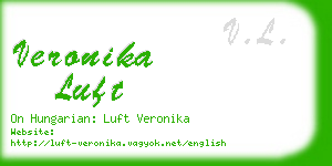 veronika luft business card